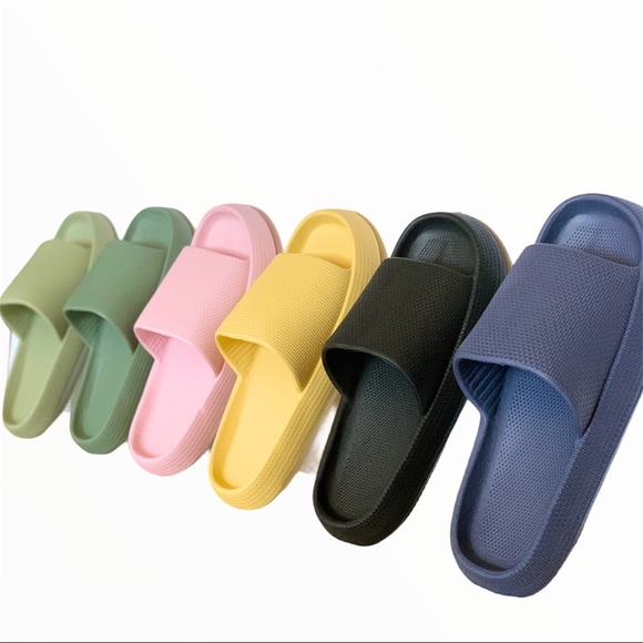 Navy Blue - Thicken sole waterproof slides main image 6